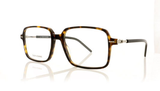 Dior Homme DiorTechnicity03 86 Tortoiseshell Glasses - Angle