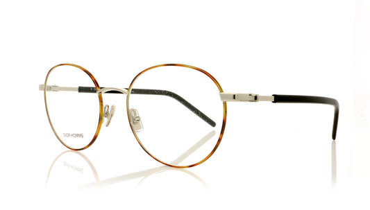 Dior Homme TechnicityO10 8JD Havana Grey Glasses - Angle
