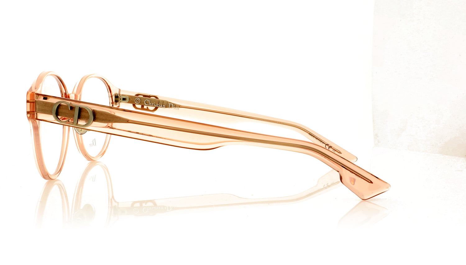 Dior DiorCD3F Nude FWM Glasses - Side