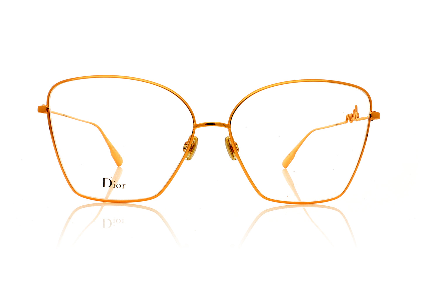 Dior Dior Signature01 DDB Gold Copper Glasses - Front
