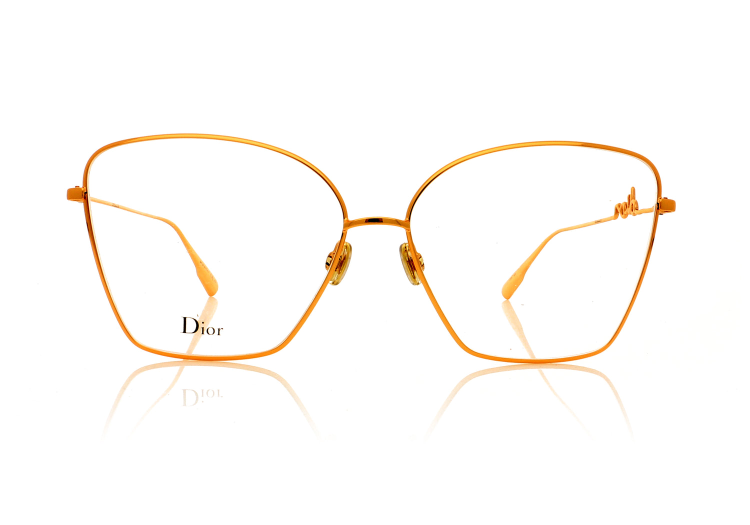 Dior Dior Signature01 DDB Gold Copper Glasses - Front