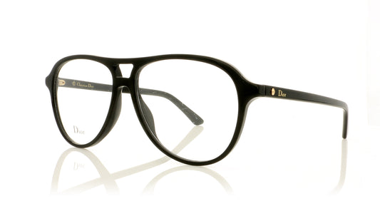Dior MONTAIGNE52 807 Black Glasses - Angle