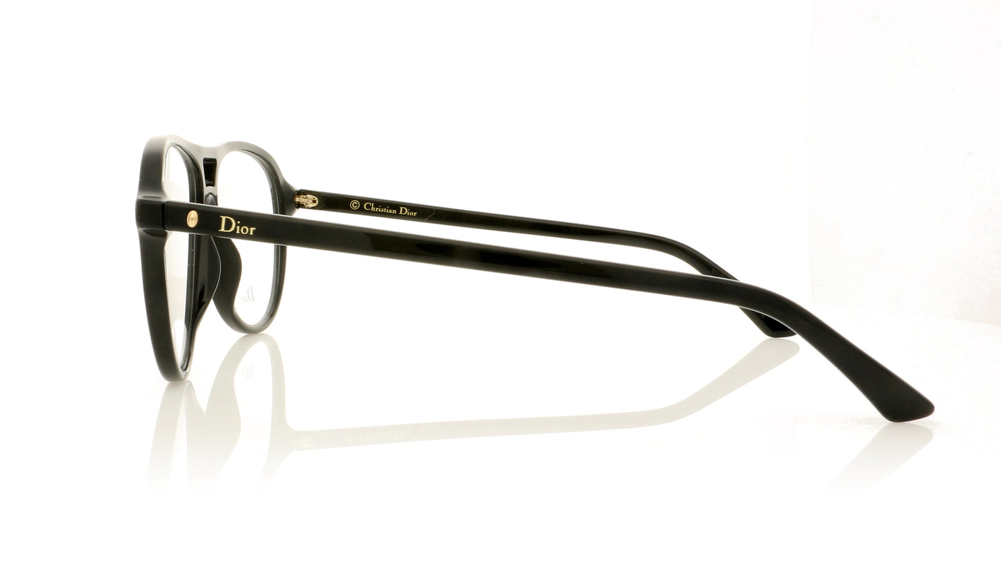 Dior MONTAIGNE52 807 Black Glasses - Side