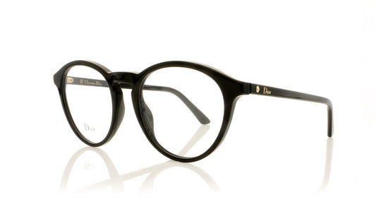 Dior MONTAIGNE53 807 Black Glasses - Angle
