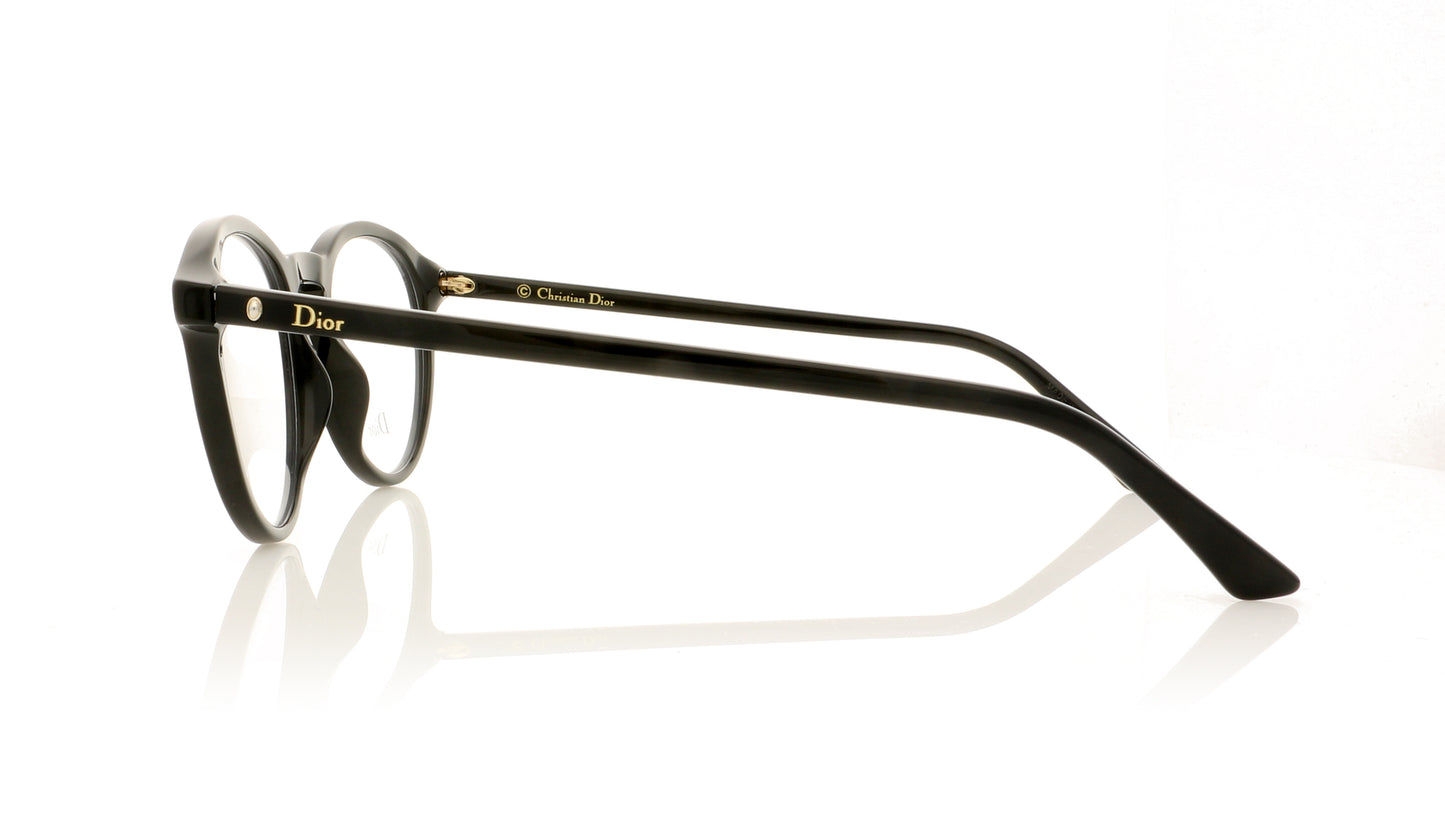 Dior MONTAIGNE53 807 Black Glasses - Side