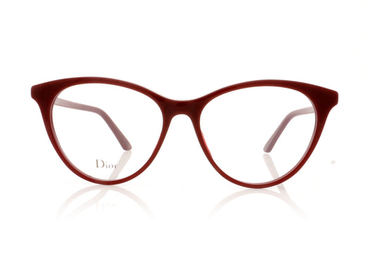 Dior MONTAIGNE57 LHF Burgundy Glasses - Front