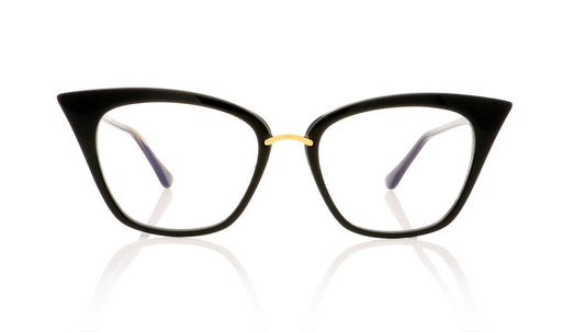 DITA Rebella DRX-3031 A Black Gold Glasses - Front