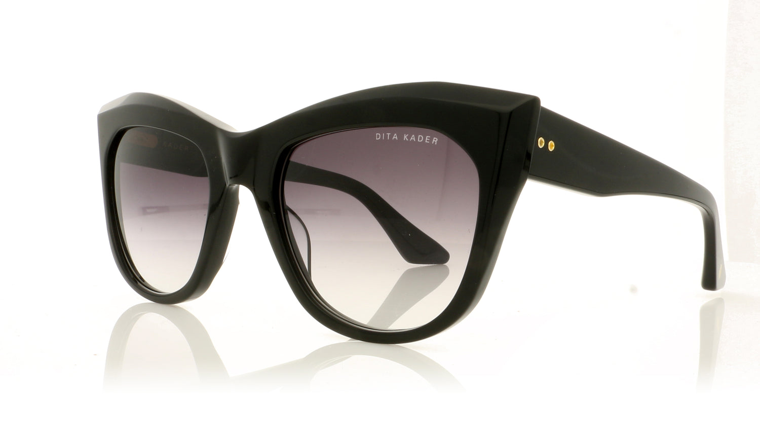 DITA Kader DTS705 BLK Black Sunglasses - Angle