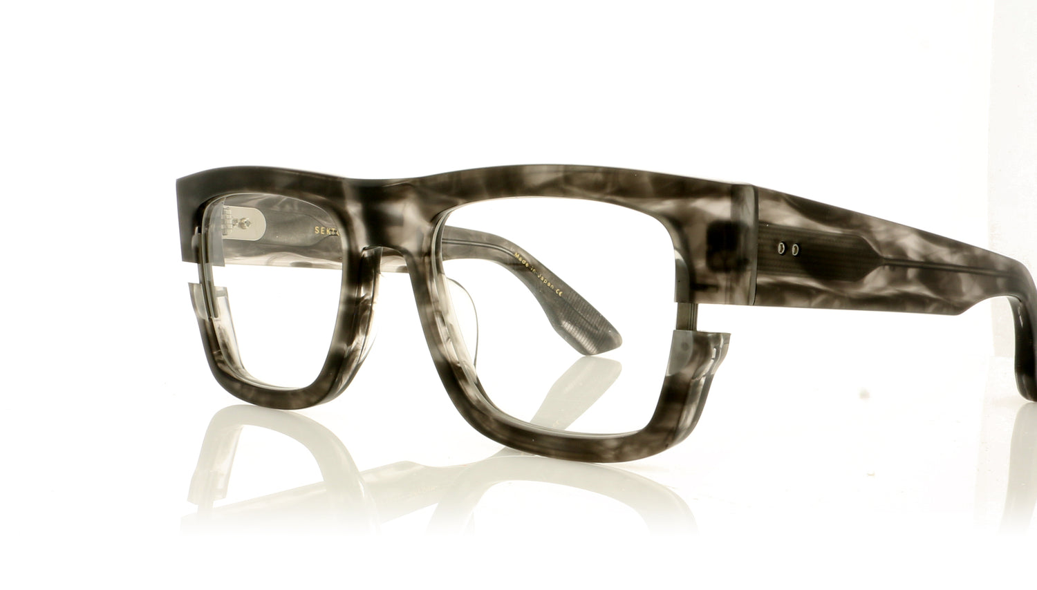 DITA Sekton DTX122 MCG Matte Crystal Grey Glasses - Angle