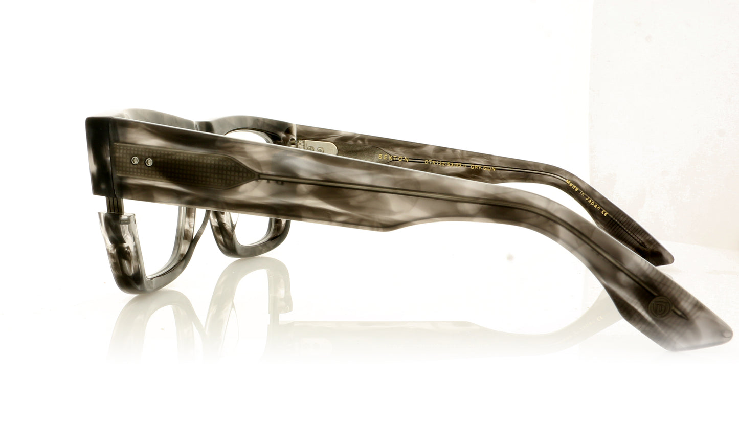 DITA Sekton DTX122 MCG Matte Crystal Grey Glasses - Side