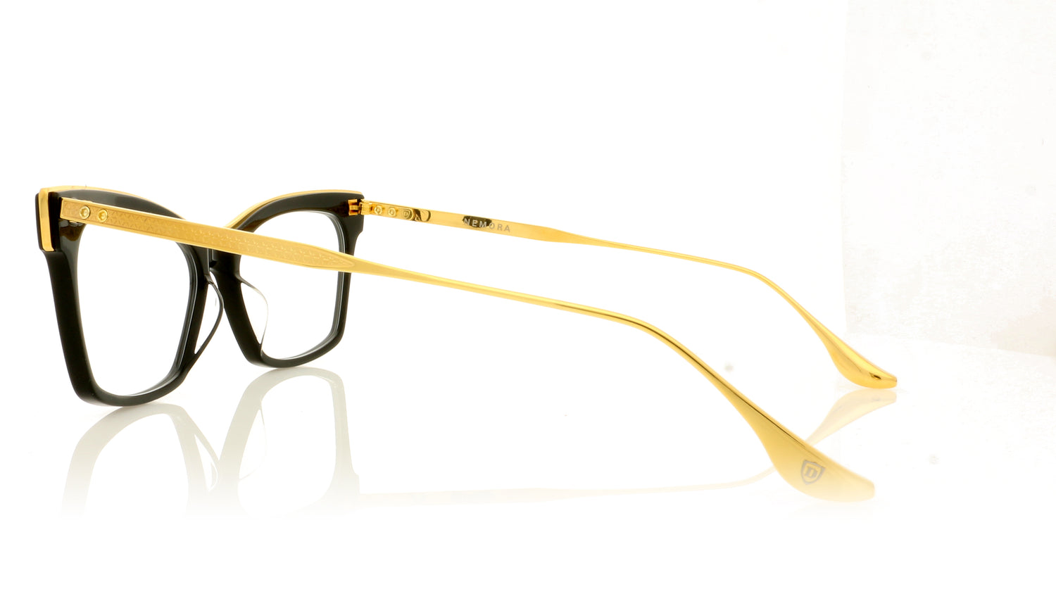 DITA Nemora DTX401 BLKYG Black-Yellow Gold Glasses - Side