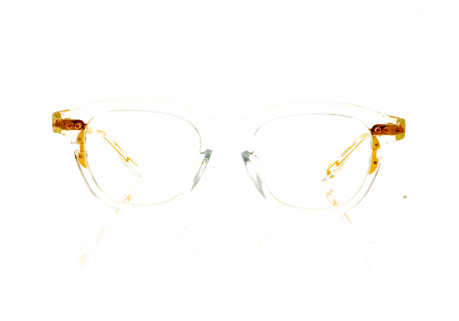 DITA Lineus DTX702 CRY-GLD Crystal-Gold Glasses - Front