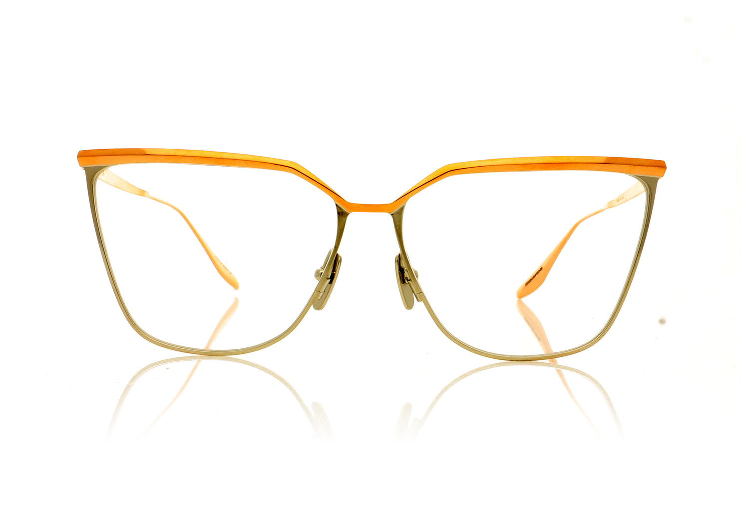 DITA DTX140 Ravitte RG-S Rose Gold-Silver Glasses - Front