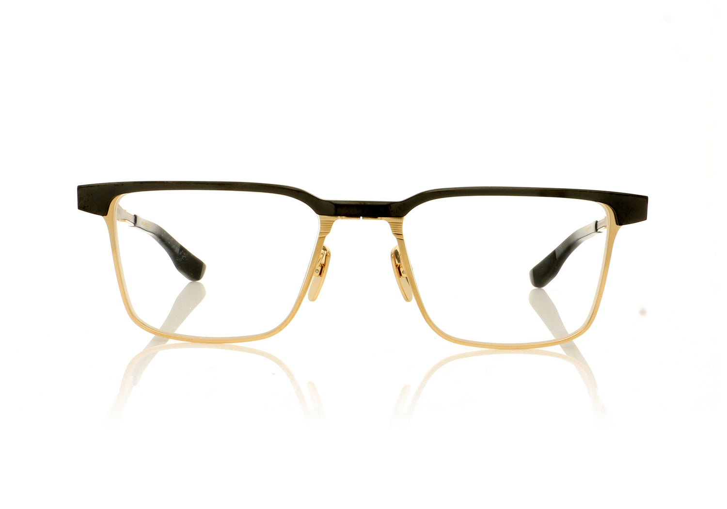 DITA DTX137 Senator-Three BI-WG Black Iron-White Gold Glasses - Front