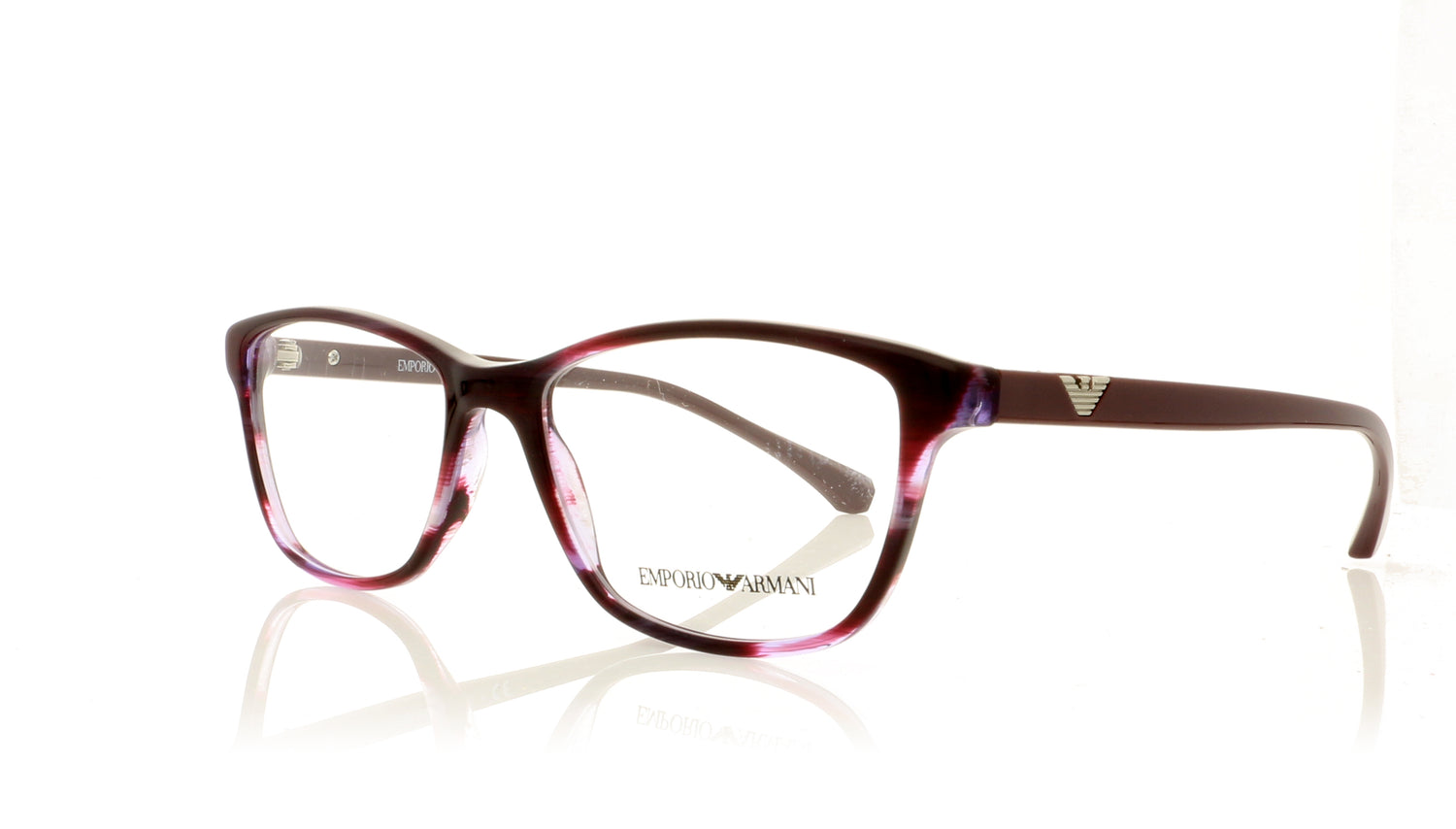 Emporio Armani EA3099 5389 Purple Glasses - Angle