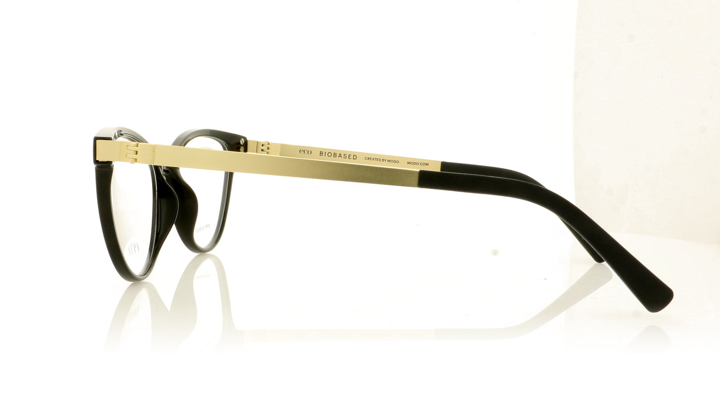 Eco Ela BLK Black Glasses - Side