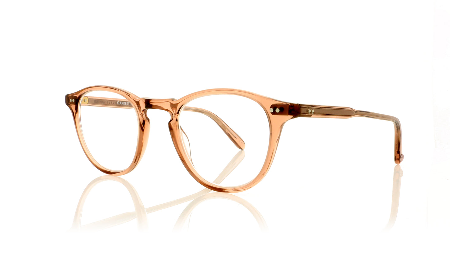 Garrett Leight Hampton 1001 DER Desert Rose Glasses - Angle