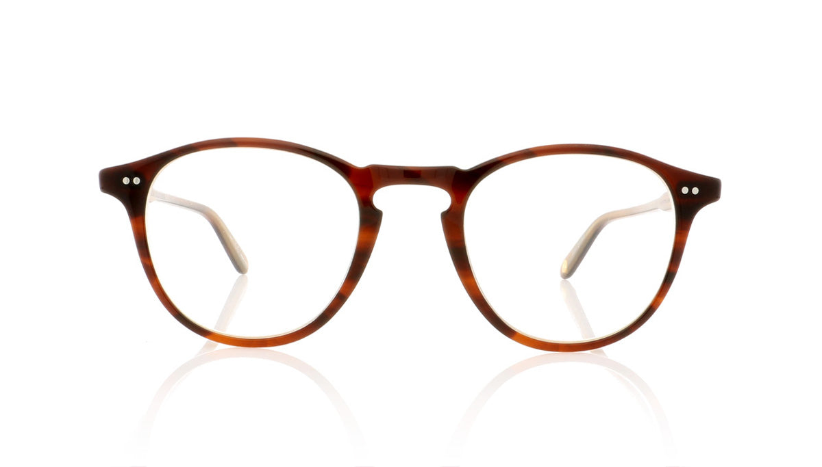 Garrett Leight Hampton 1001 WHT Whiskey Tortoise Glasses - Front
