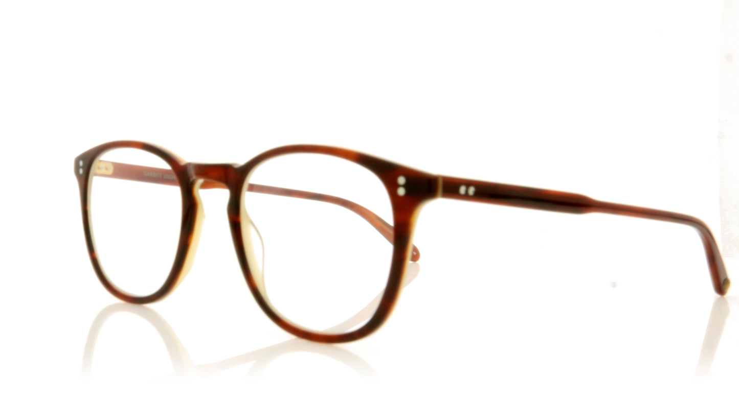 Garrett Leight Kinney 1007 1007 Whiskey Tortoise Glasses - Angle