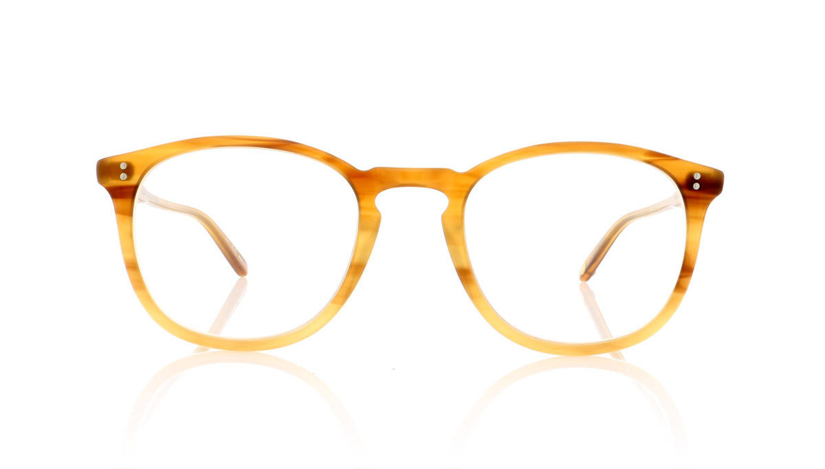 Garrett Leight Kinney 1007 BTF Blonde Tortoise Fade Glasses - Front