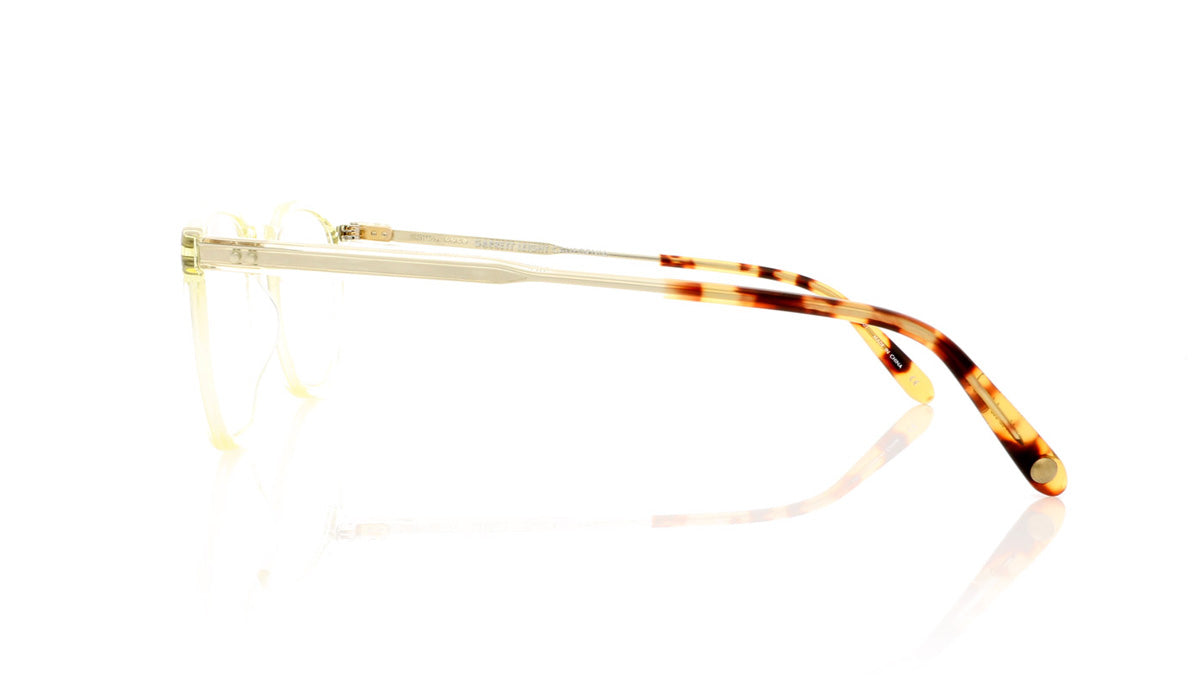 Garrett Leight Kinney 1007 CH-CH/DKTF Champagne Glasses - Side