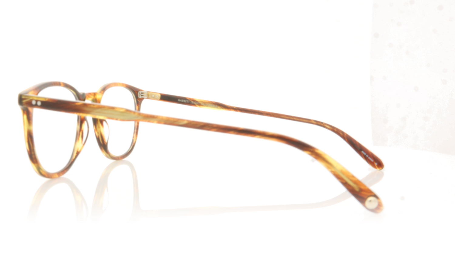 Garrett Leight Kinney 1007 CN Chestnut Glasses - Side