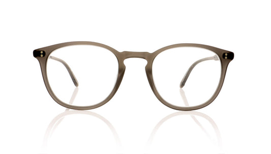 Garrett Leight Kinney 1007 MGCR Matte Grey Crystal Glasses - Front