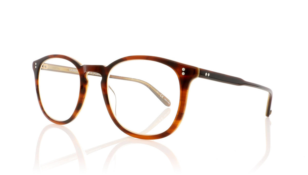 Garrett Leight Kinney 1007 WHT Whiskey Tortoise Glasses - Angle