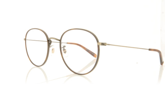 Garrett Leight Paloma 3011 MGT-BG-DHT Marigold Tortoise Glasses - Angle