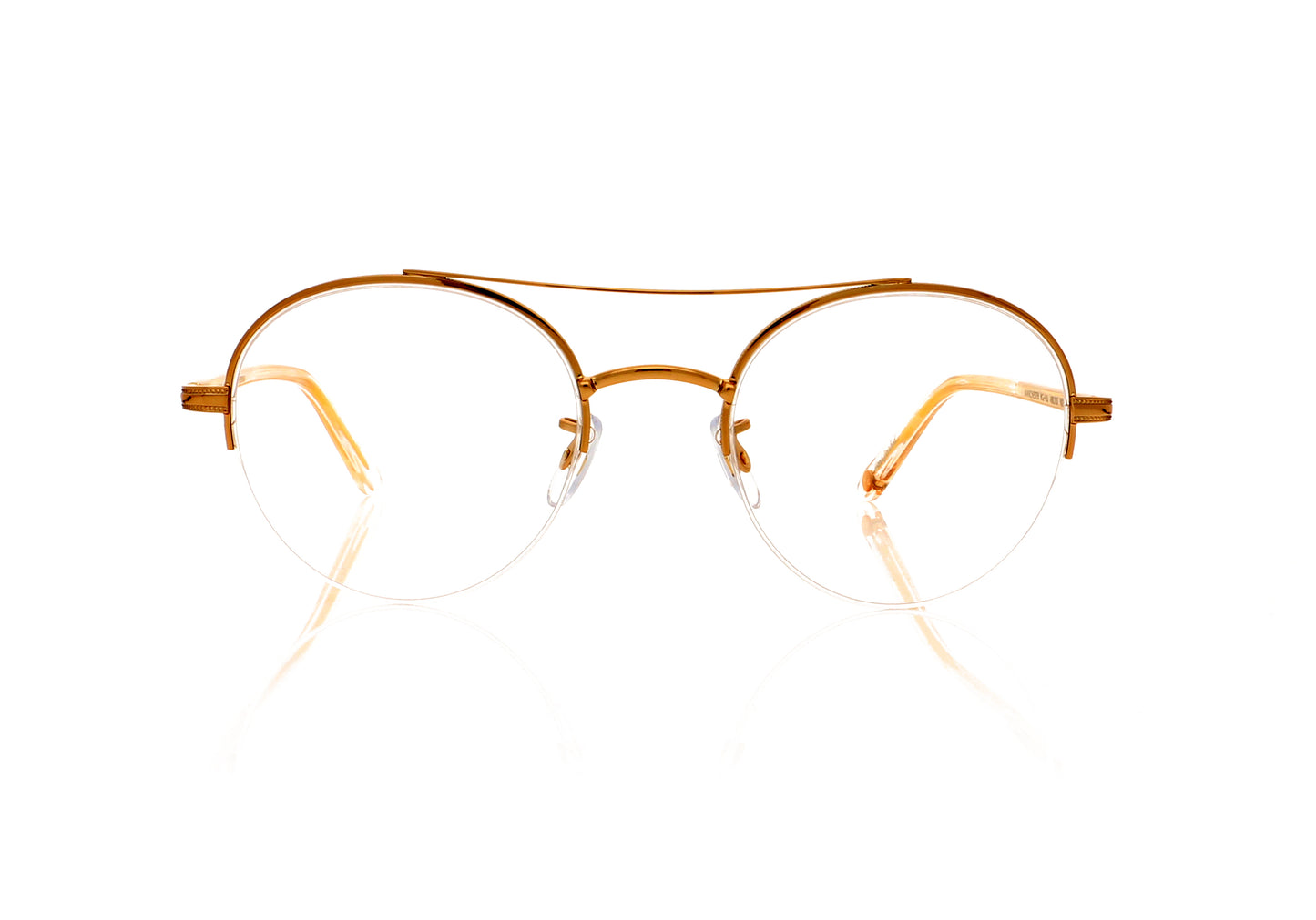 Garrett Leight Manchester 3037 RG/NU Rose gold Glasses - Front