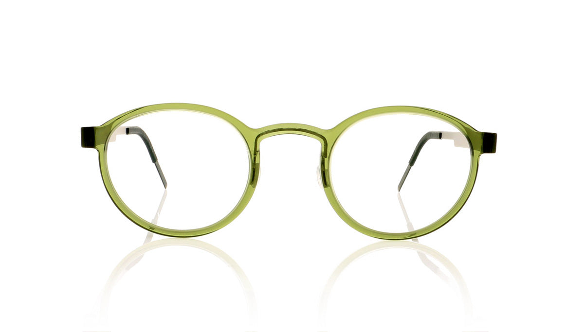 Lindberg Acetanium 1014 AH05-T406 Translucent Green Glasses - Front