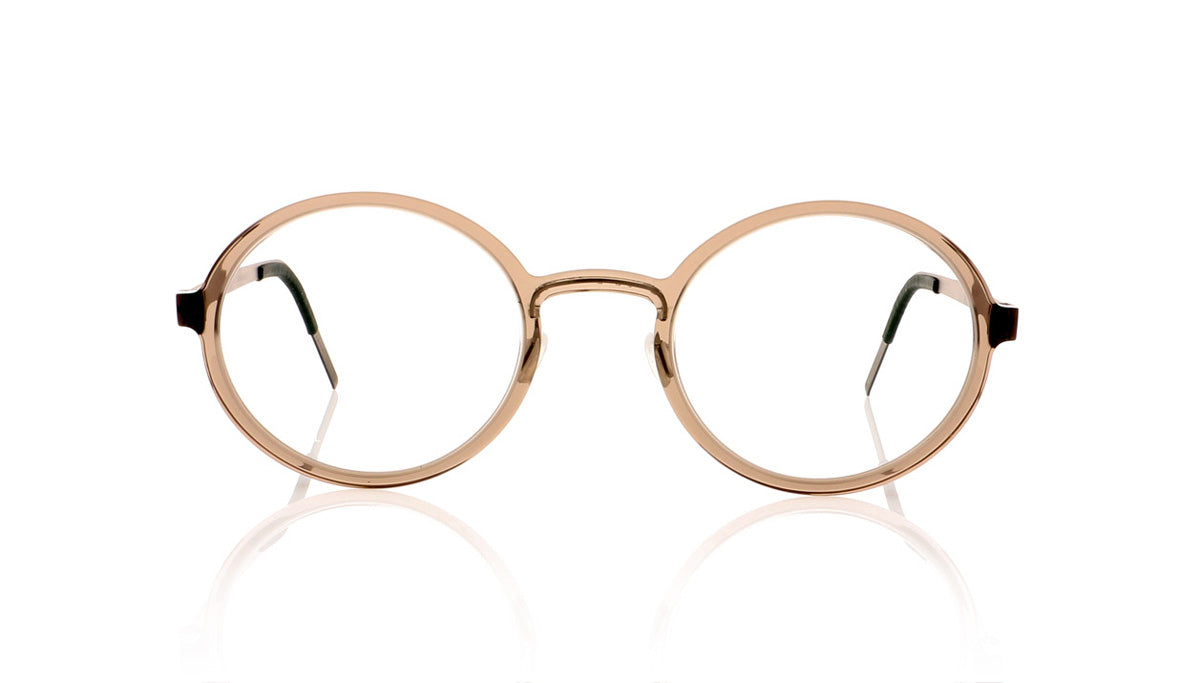 Lindberg Acetanium 1038 AH17 Translucent Taupe Temple U14 Glasses - Front