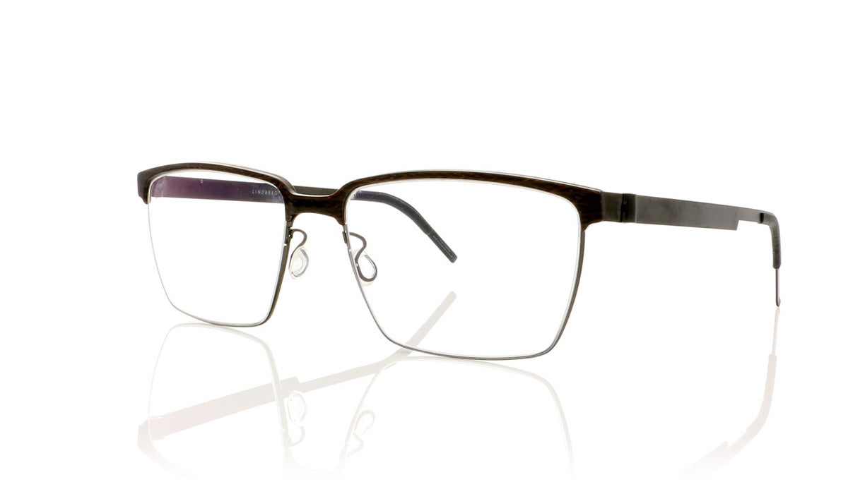 Lindberg Acetanium 1041 AH46 Black Glasses - Angle