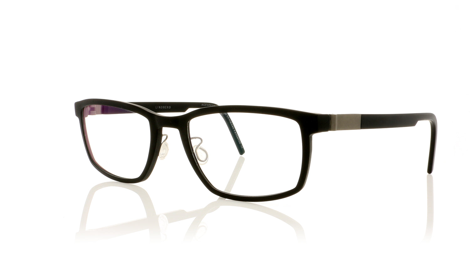 Lindberg Acetanium 1249 AG44-T311 Matte black Glasses - Angle