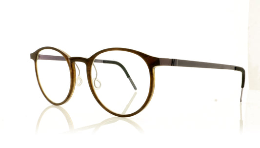 Lindberg buffalo 1836 H18 pu14 medium brown Glasses - Angle