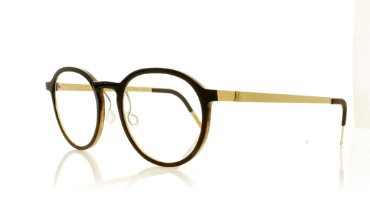 Lindberg buffalo 1842 H26 GT deep black Glasses - Angle