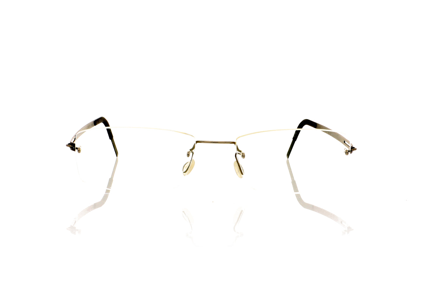 Lindberg Spirit titanium 2019 P10-PU9 Silver bridge with Glasses - Front
