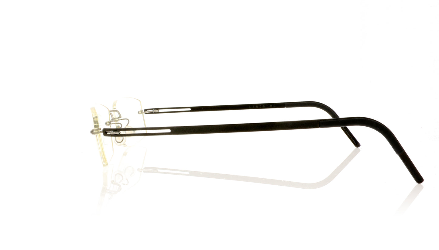 Lindberg Spirit titanium 2019 P10-PU9 Silver bridge with Glasses - Side