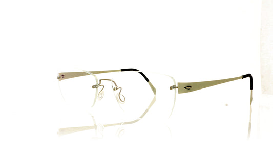 Lindberg Spirit 2187 T78 U38 P10 Silver Glasses - Angle