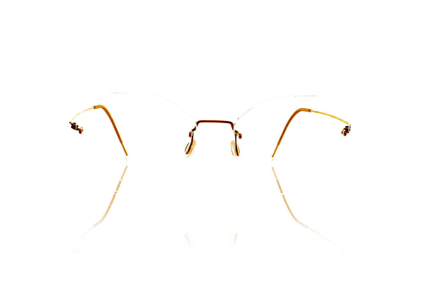 Lindberg Spirit Titanium 2321 PGT Gold Glasses - Front