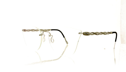 Lindberg Spirit 2322 T612 P10 Silver Glasses - Angle