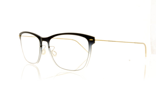 Lindberg N.O.W 6525 C06G Black Grad Glasses - Angle