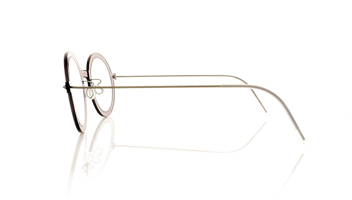 Lindberg n.o.w Titanium 6531 C07-TB Translucent Blue Glasses - Side