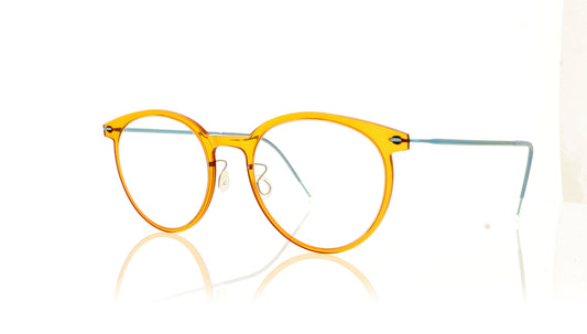 Lindberg n.o.w 6537 C09 PU14 Brown Blue Glasses - Angle