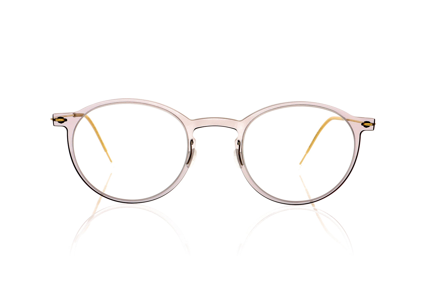 Lindberg n.o.w titanium 6541 C07-TB-PGT Translucent grey Glasses - Front