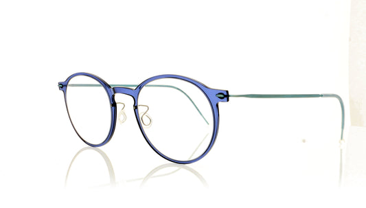 Lindberg n.o.w 6541 C14 25 Blue Glasses - Angle
