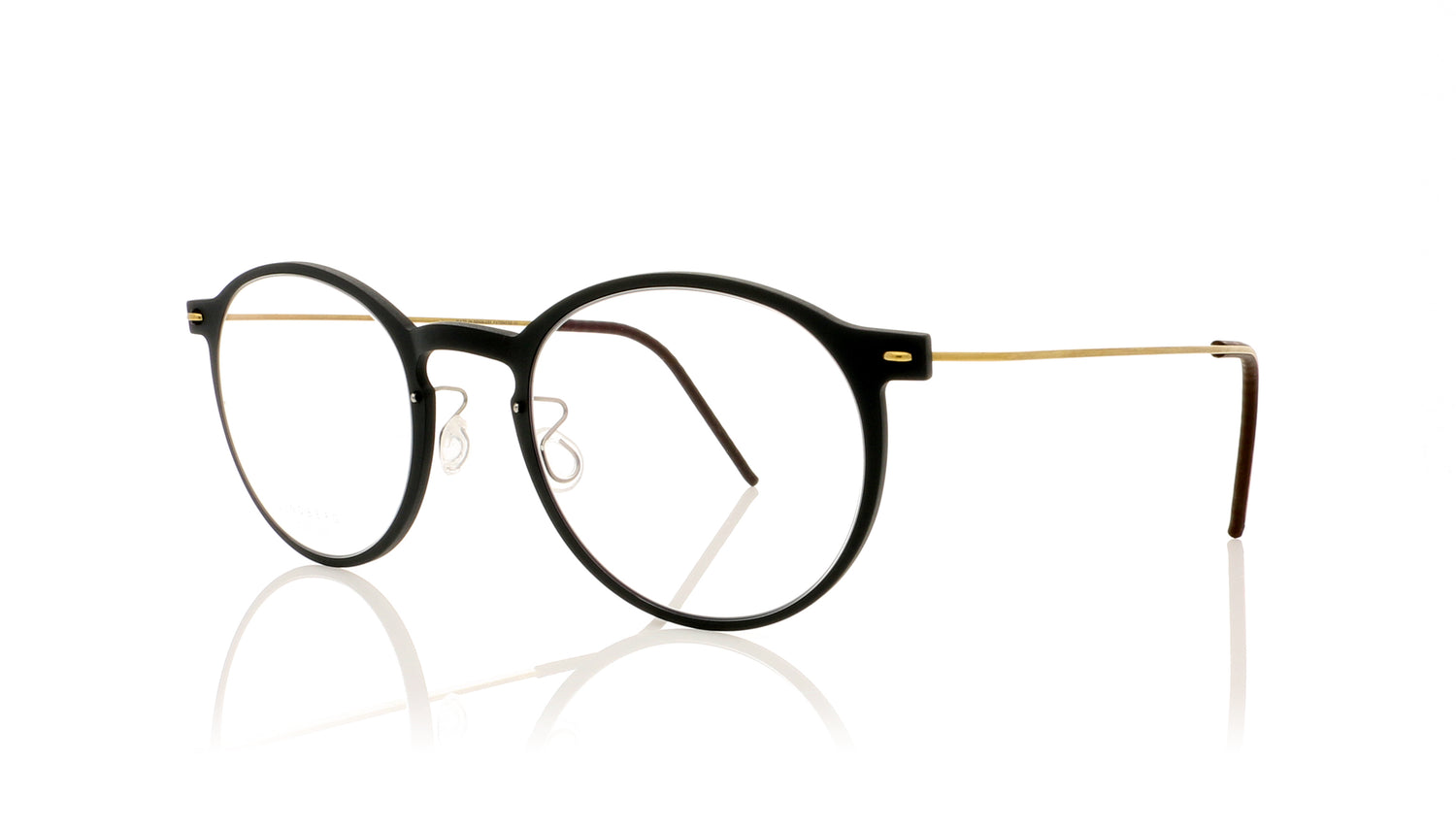 Lindberg n.o.w titanium 6541 D15-T802-PGT Charcoal grey Glasses - Angle