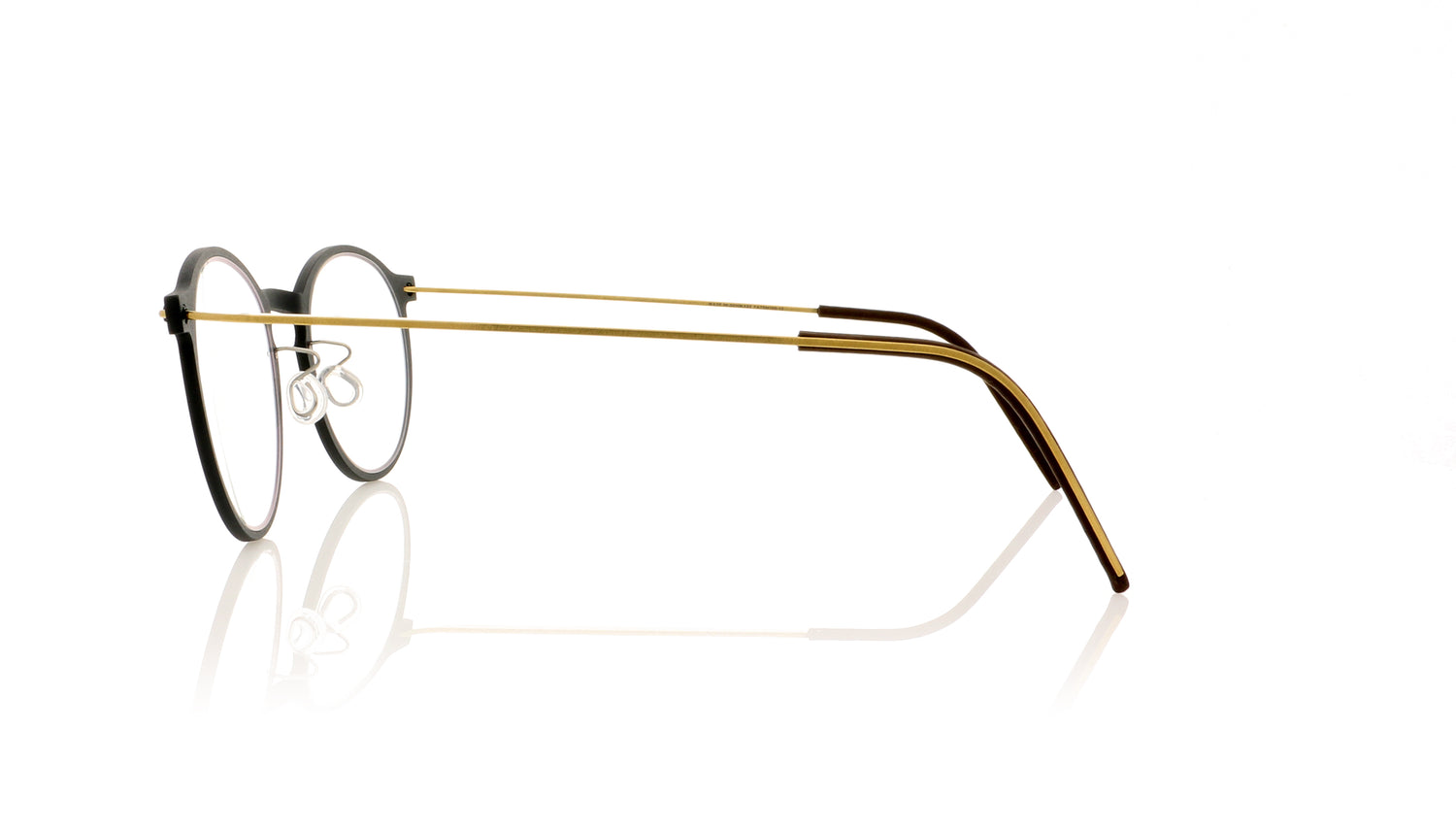 Lindberg n.o.w titanium 6541 D15-T802-PGT Charcoal grey Glasses - Side