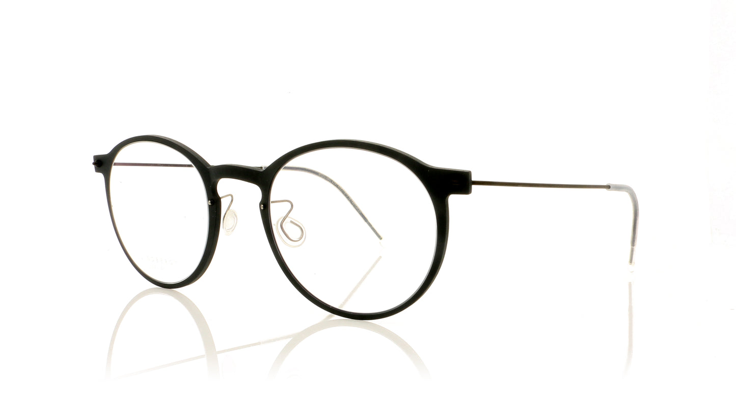 Lindberg n.o.w titanium 6541 D15-T802-U9 Charcoal Grey Glasses - Angle