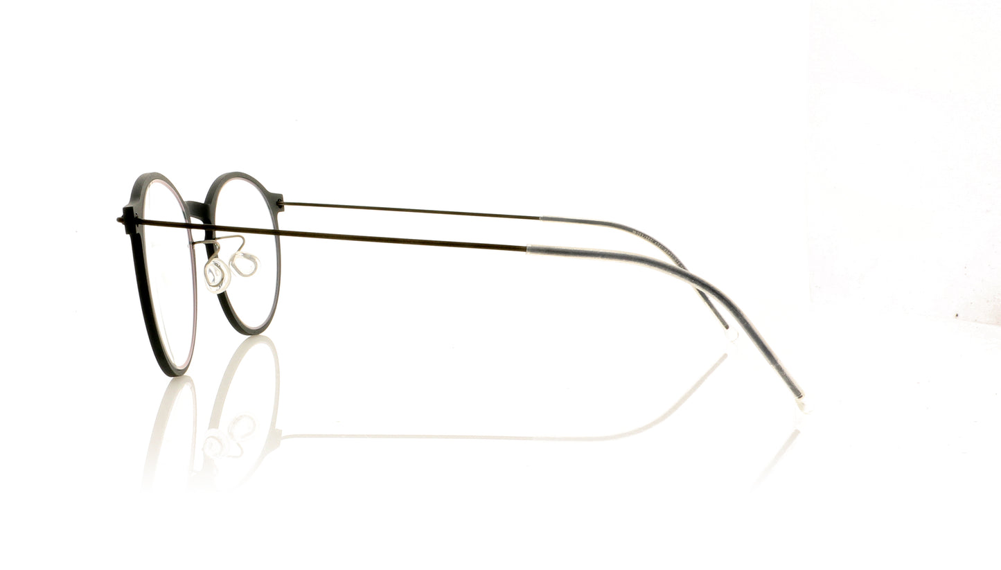 Lindberg n.o.w titanium 6541 D15-T802-U9 Charcoal Grey Glasses - Side